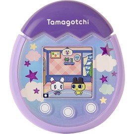 TAMAGOTCHI 42902UK Bandai Pix-The Next Generation of Virtual Reality Pet with Camera, Games and Collectable Characters-Sky, Purple