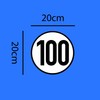 tradercat Car Sticker for Trailers, Motorhome, Truck, Bus 100 km/h,