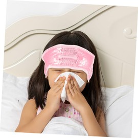 Ipetboom Reusable Head Wrap Lightweight Cold for Headaches Injuries Relief with Sticky Strap Durable Freezable Material for Hands Application for Home Use