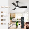 BvenuBigLite Black Ceiling Fan with Light: 42-Inch Ceiling Fan 3