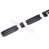GMC Gloss Black Tailgate corner Emblems Letters GMC Sierra 1500