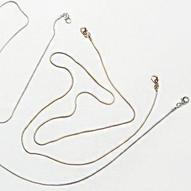 Stylish Plated Delicate Mask Strap & Necklace Chain for Women Mask Strap Silver/FREE 2ea