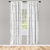 Lunarable Tribal Cortina de Microfibra, Estilo Primitivo Flecha, Window Treatments