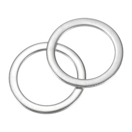 sourcing map 80Pcs M12 304 Stainless Steel Flat Washers Plain Washer 12mm ID 18mm OD 0.5mm Thick Flat Spacers for Screws Bolts Garden Faucet Plumbing Repair, Silver