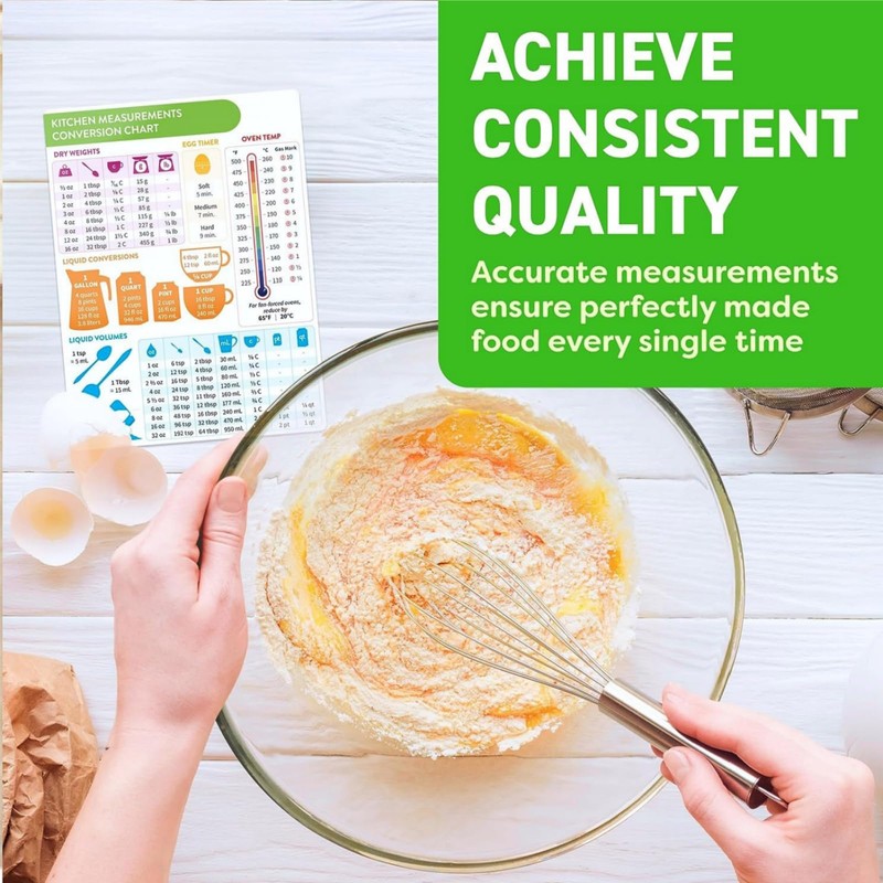 Kitchen Conversion Chart Magnet,Measurement Conversion Chart,Kitchen Gadget Baking Gifts,Metric Conversion