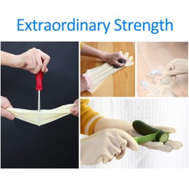 BOOMJOY 3 Pairs Cleaning Gloves, Nitrile Rubber Kitchen Gloves Heavy Duty for Cooking, Washing Kitchen, Bathroom, Car & More (X-Large)