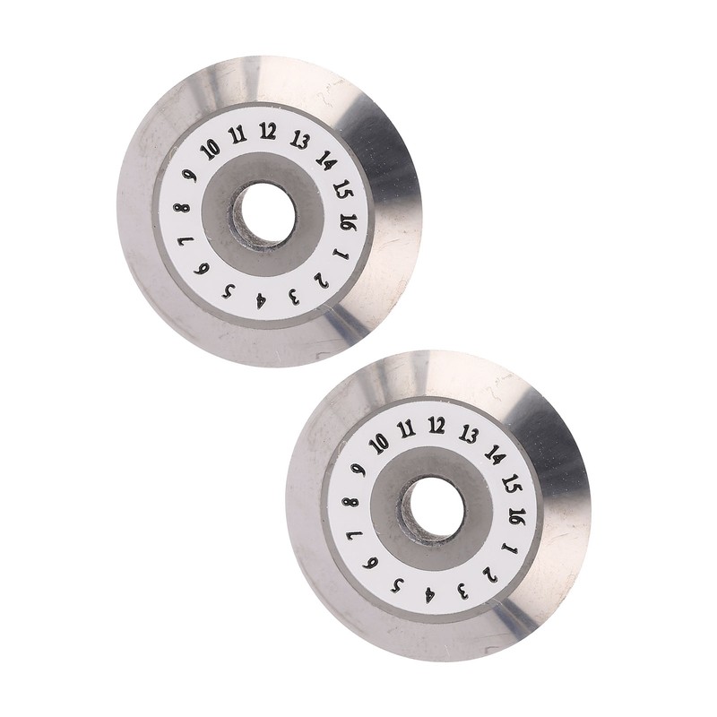 2Pcs Fiber Cleaver Blade Tungsten Carbide 20mm 16 Sides Cutting