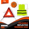 iMonse Warning Safety Triangle Kit, Emergency Roadside Warning Reflective Triangle