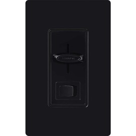 Lutron Skylark LED+ Dimmer Switch for Dimmable LED, Halogen and Incandescent Bulbs | 150W/Single-Pole or 3-Way | SCL-153P-BL | Black