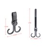 ViWaVee Pram Hooks, Velcro Hook Pram for Changing Bag, Handbags,