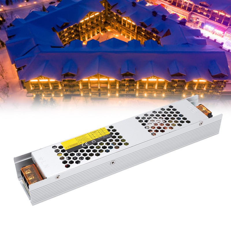 Power Supply Aluminum Alloy Shell Stable Low Noise Operation LED