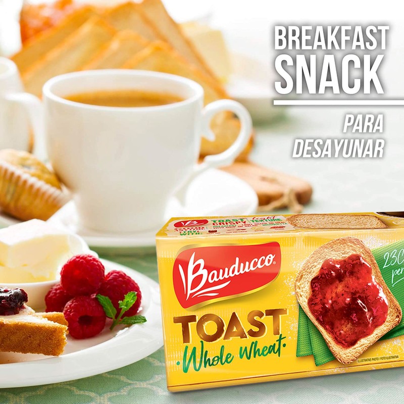 Bauducco Toast Baked with Whole Wheat - Delicious, Light &