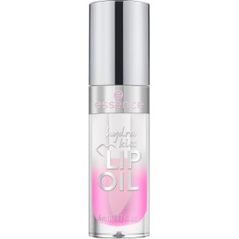 essence hydra kiss lip oil, lip gloss, no. 01, pink, moisturising, nourishing, with oils, shiny, radiant fresh, nanoparticles free, pack of 1 (4 ml)