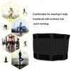Breathable Mesh Support Exercise Belt Adjustable Waistband Fitness Waist ProtectorBlack