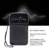Portable AM FM Radio Black Color Headset Pluggable Built in
