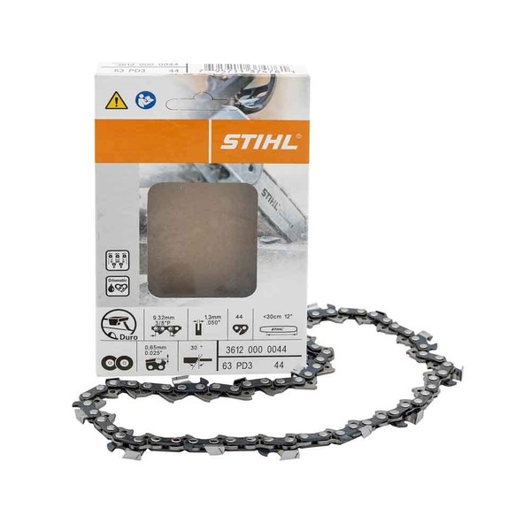 Stihl 3612 000 0044 Picco Duro Carbide Chain 1.3 mm 3/8 Inch 44 GL 30 cm 1 W 1 V