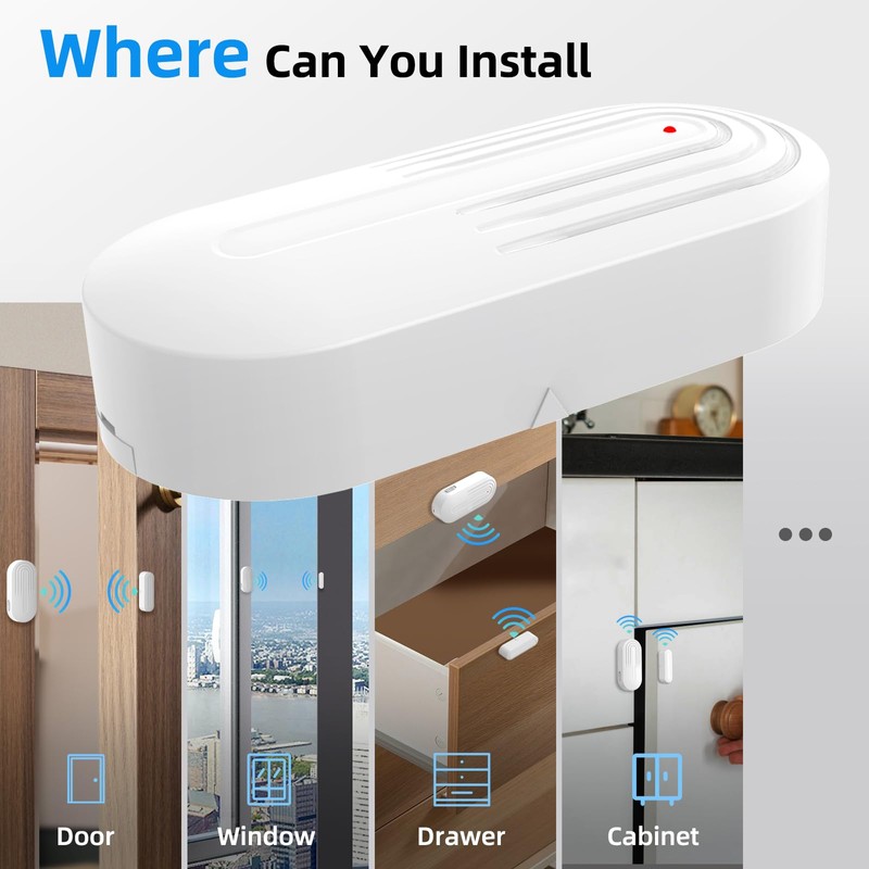 Daytech Wireless Door Chimes When Door Opens with 800ft Long