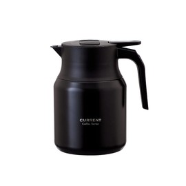 Atlas ACS-1005BK Coffee Server, Unbreakable, Thermal Pot, Thermos, Stainless Steel, Disassembly Cleaning, Flow Adjustment, 3.3 gal (1.03 L), Black