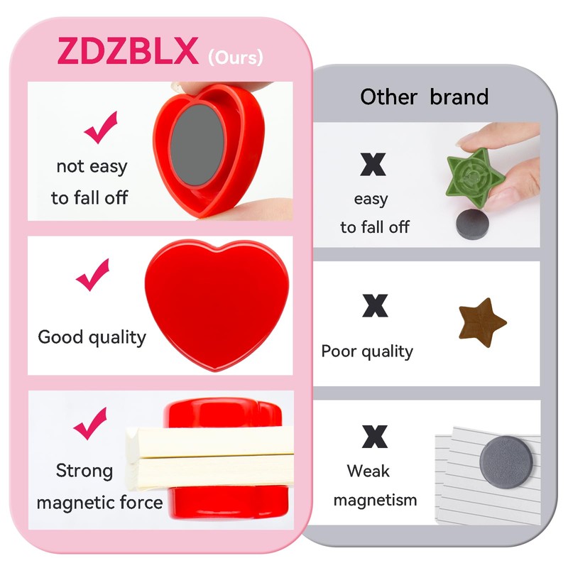 ZDZBLX 30 Pcs Fridge Magnets, Strong Refrigerator Magnets, Small Mini