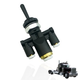 Air Window Toggle Valve Switch 1/4 818-0007-000 Fit for Peterbilt 379 Kenworth Truck Replace 8180007000