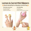 Momo’s Workshop Carrot Makeup Sponge – Dual-Use PU Beauty Sponge