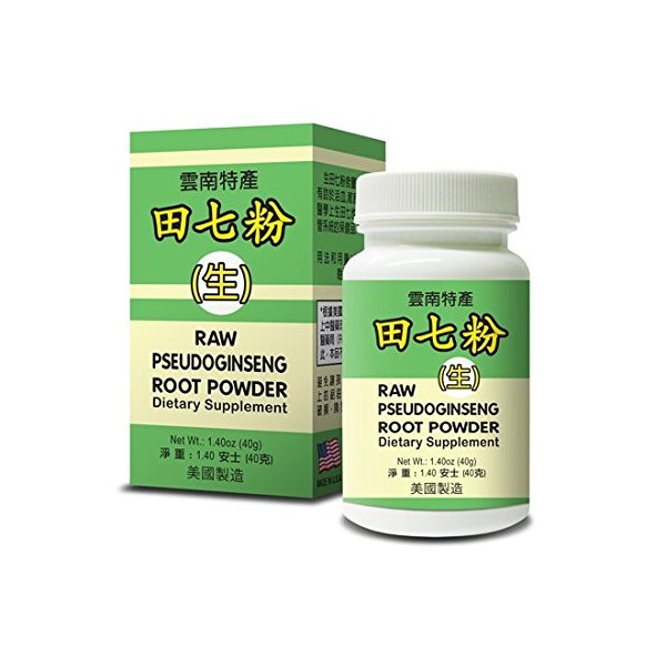 Raw Pseudoginseng Root Powder Herbal Supplement Helps for Promote A Healthy Cardiovascular System 1.4oz Made in USA