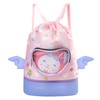 SilverChry Swimming Backpack Waterproof Children's Beach Backpack with Separation Shoe