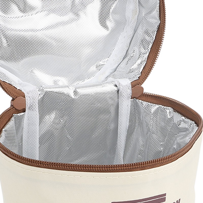 Insulated Lunch Container 304 Stainless Steel Leakproof Portable Round Thermal