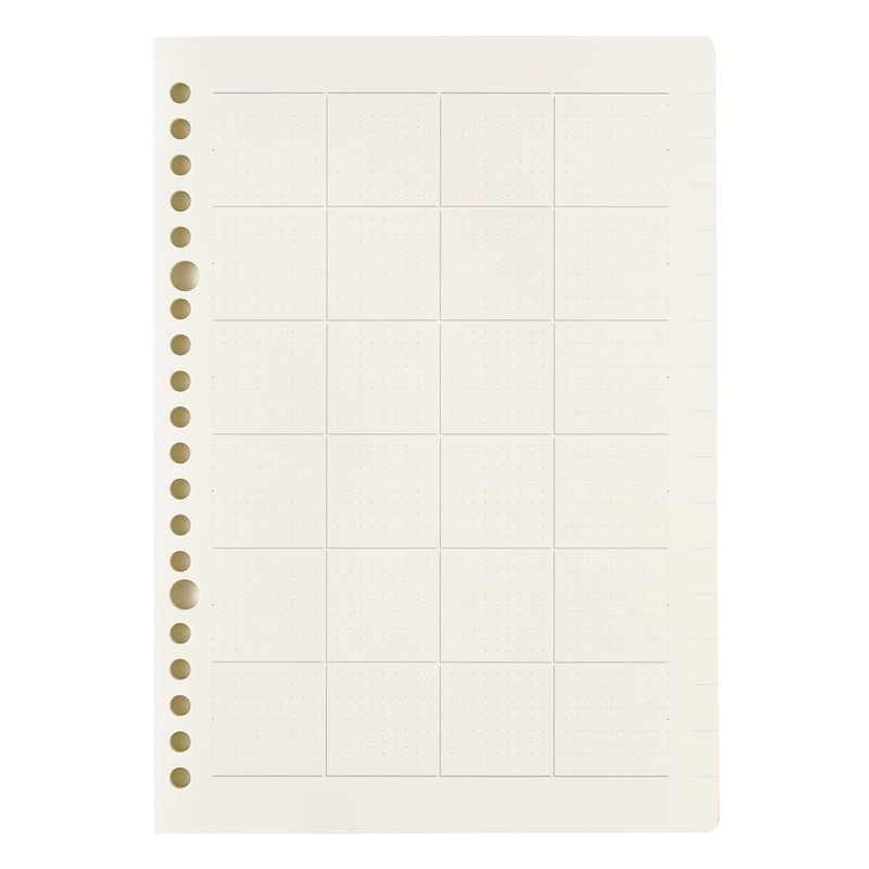 NTK1121 NOLTY Notebook, A5, Monthly, Date Free, Kukuru Square