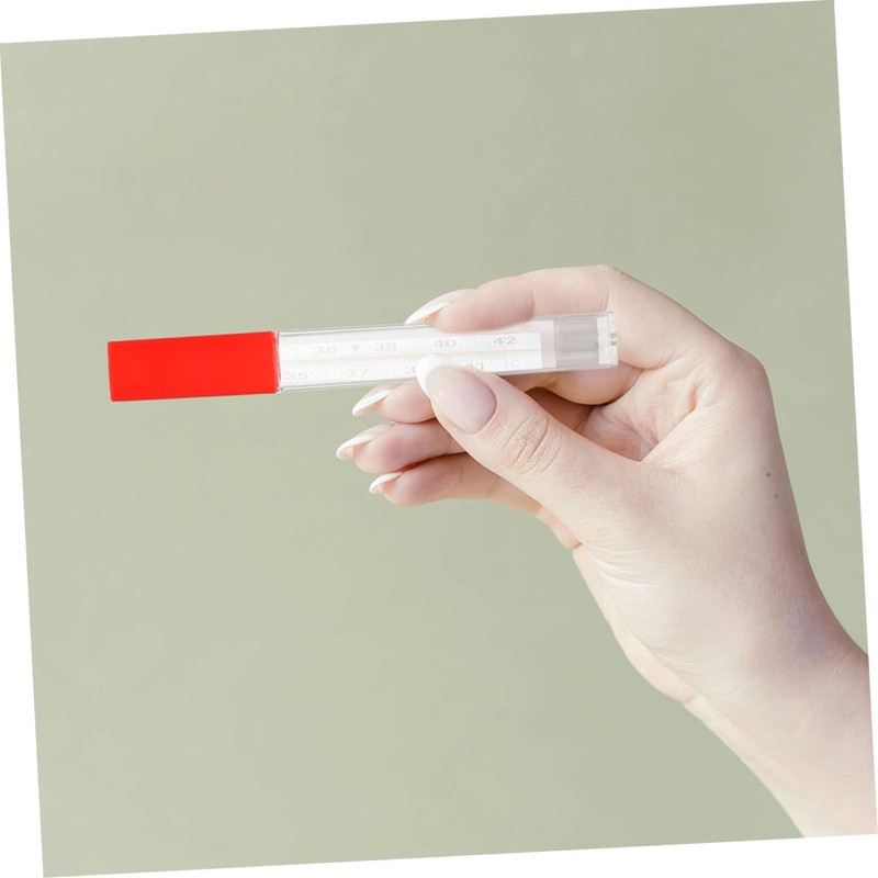 CAXUSD 10pcs Thermometer Storage Holder Reusable Tubes for Thermometer Protection