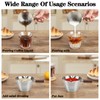 Mongdio Espresso Measuring Cup, Stainless Steel Espresso Shot Cups with