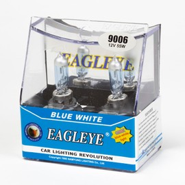 Eagleye Blue White 3700K 9006 12V 55W Halogen Headlight bulbs (Pack of 2)
