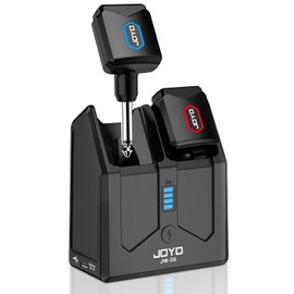 5.8Ghz Wireless Guitar Transmitter Receiver Guitar System with Charging Box for Electric Guitar Bass 4 Audio Channels (JW-06)