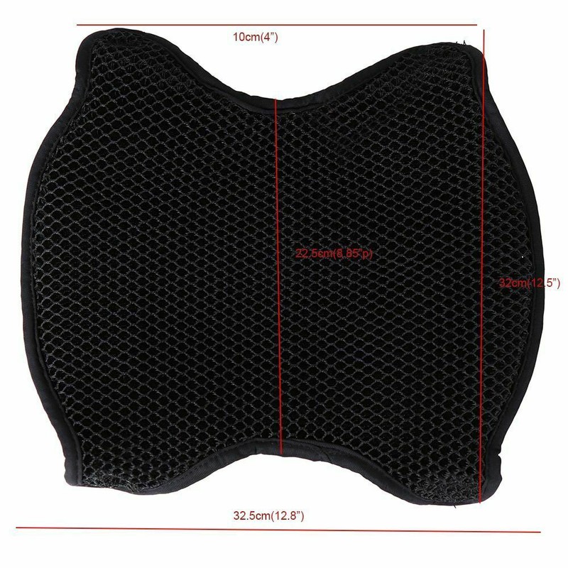 Motorcycle Cool Seat Cover Universal Cushion Protector Sunscreen Mat Mesh