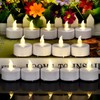 Flameless Tea Lights Candles, LED Battery Operated Electric Votive Fake