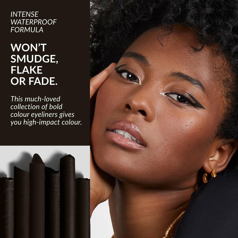 Avon Glimmerstick Eyeliner Brown Black, Soft-Glide Formula, Bold and Intense
