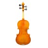 SILVIO 4/4 Adult Full Size Violin Art Pattern Backplate Violin
