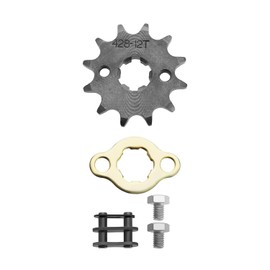 428 12T 17 mm Motorcycle Front Sprocket Chain Holder Lock for 50cc 70cc 90cc 110cc 125cc Dirt Bike MiniBike ATV4Wheeler Moped