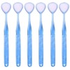 [Set of 6] Tongue Brush, Blue W-1 (Double One), Odor