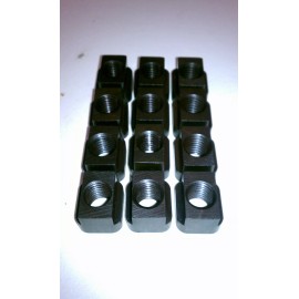 MVP T-Slot Nuts Premium Hardened  (12 Pack) 11/16" with 1/2"-13 Fits Fadal CNC