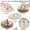 5-in-1 Thick & Plush Baby Play Gym, Baby Play Mats