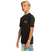 Quiksilver Radical Surf Boys' UPF 50 Surf T-Shirt, black