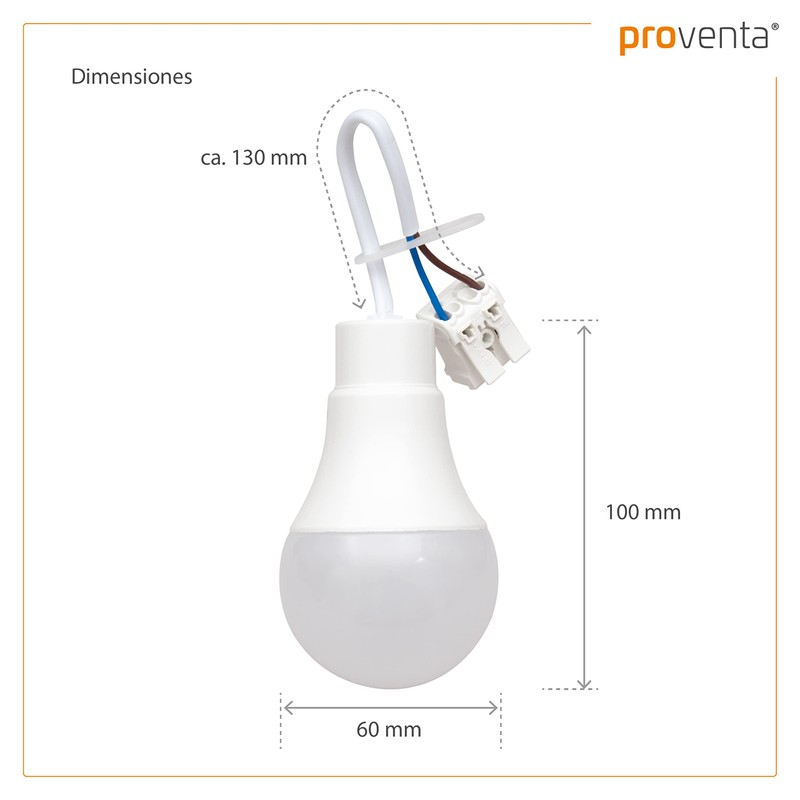 LED's light Renovation Lamp with Plug-In Terminal 10 W Neutral
