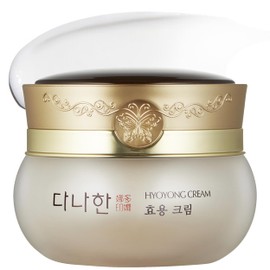 DANAHAN Hyoyong Cream Korean Traditional Herbal Fermented Face Moisturizer Anti-Aging Formula with Royal Jelly, Lecithin for Firmness Elasticity Intensive Nourishing, 1.69 oz.