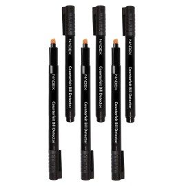Nadex Coins Counterfeit Pen Easy Swipe - Gold Real Black Fake Detect Counterfeit Bills 6 Pac