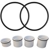 Replacement immersion pipe seal, 2 pieces, compatible with Viega Tempoplex