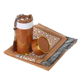 Muslim Prayer Rug with Beads Eid Ramadan Gift Carpet Namaz Mat Convenient Thin Rug Men Muslim Prayer Mat Set