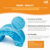Sissel 310101 Pilates Roller, Unisex – Adulto, Blu Marmorizzato, 25.5
