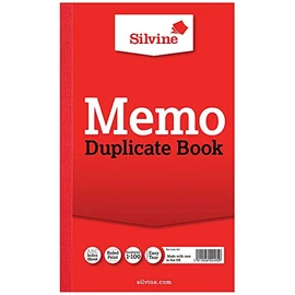Silvine 601 - Dup Book Rule 81/4x5in PK6