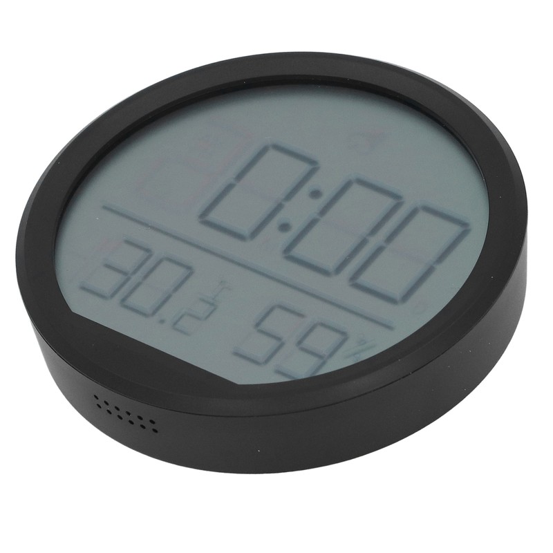 Indoor Thermometer Hygrometer Multifunction Thin Accurate Wall Mounted Digital Alarm
